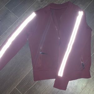 Buffbunny stripe zip up jacket